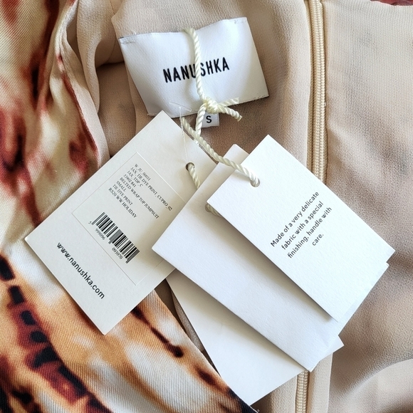 New Nanushka Jax Tie Dye Wide Leg Jumpsuit NWT Size Small - Picture 16 of 17